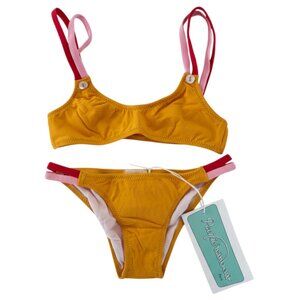 PACIFIC RAINBOW - BIKINI - YELLOW/RED/PINK - NEW WITH TAG
